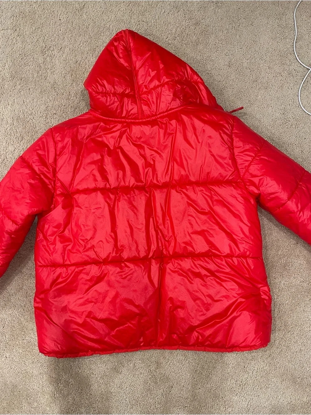 Free People movement Right Trek backpack puffer jacket red medium